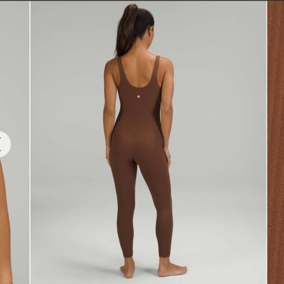 Lululemon size 6 Align Ribbed Bodysuit 25Roasted Brown - Picture 12 of 13